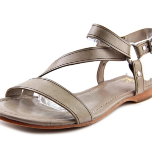 NIB $168 Frye 'Ricky' Ring Veg in Grey Leather - size 7! - Picture 1 of 5